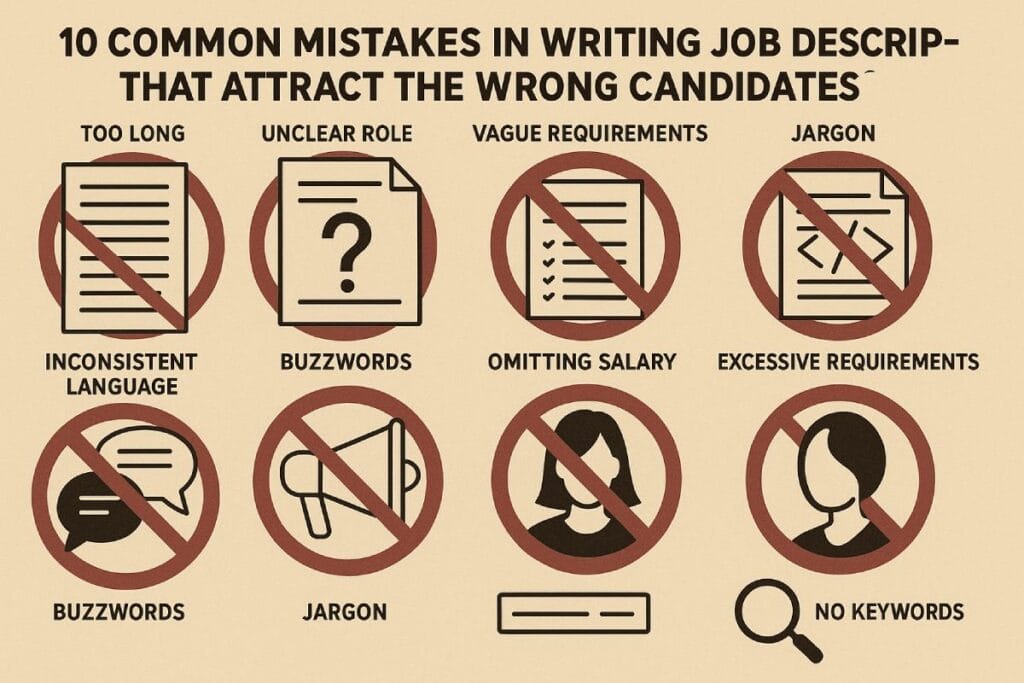 10 Common Mistakes in Writing Job Descriptions That Attract the Wrong ...